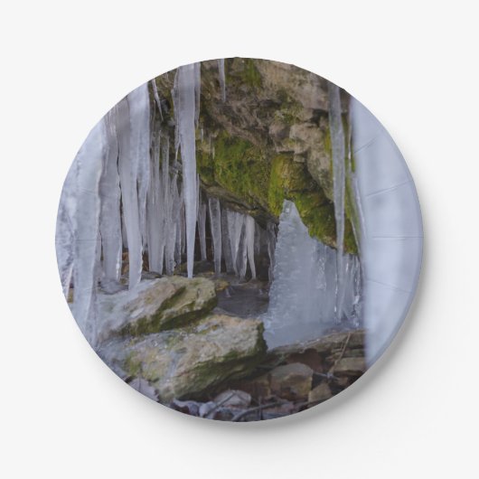 氷の洞窟 ペーパープレート (正面)