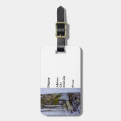 氷の洞窟 ラゲッジタグ (正面縦)