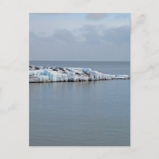氷の海岸 ポストカード (正面)