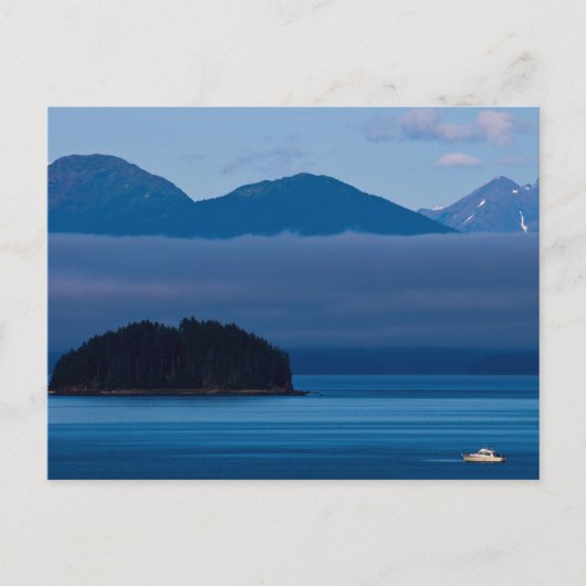 氷の海峡ポイント、ホナ、アラスカのはがき ポストカード (正面)