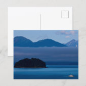 氷の海峡ポイント、ホナ、アラスカのはがき ポストカード (正面/裏面)