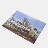 氷の海（Caspar David Friedrich著） ドアマット (アングル)