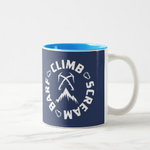 氷の登山の叫びおよびBarf ツートーンマグカップ
