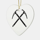 氷の登山は斧を選びます セラミックオーナメント (左)