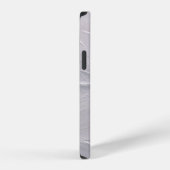 氷の白い雪の冬 iPhoneケース (右側面)
