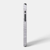 氷の白い雪の冬 iPhoneケース (左側面)