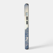 氷の破片の被写界深度写真 iPhone 15ケース (左側面)