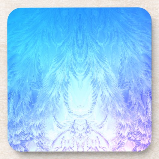 氷の結晶 コースター (正面)