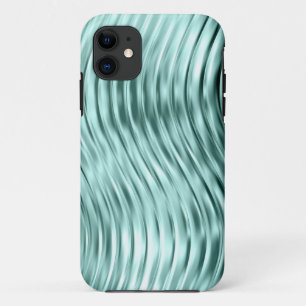 氷の緑はガラスプリントのiPhone 5の穹窖を曲げました iPhone 11 ケース