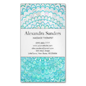 氷の花の曼荼羅 マグネット名刺 (正面縦)