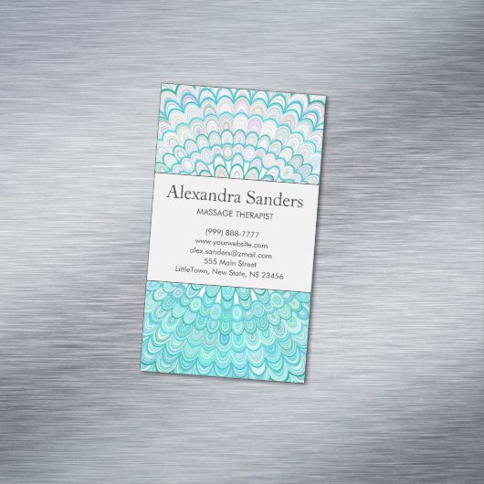 氷の花の曼荼羅 マグネット名刺 (インサイチュ)