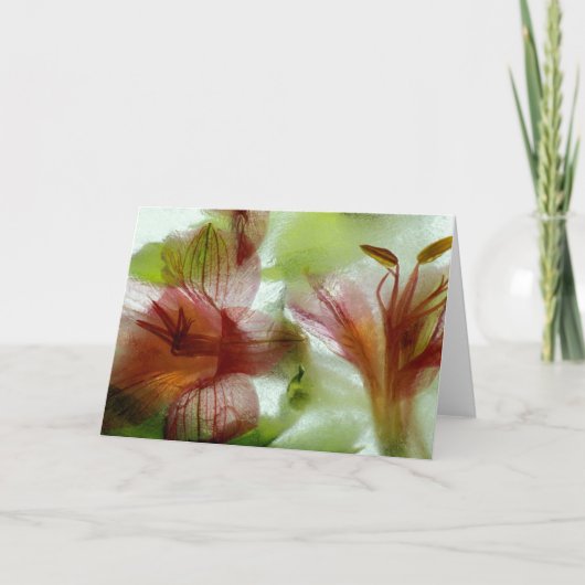 氷の花 カード (正面)