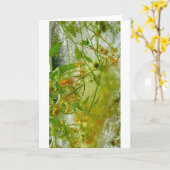 氷の花 カード (黄色い花)