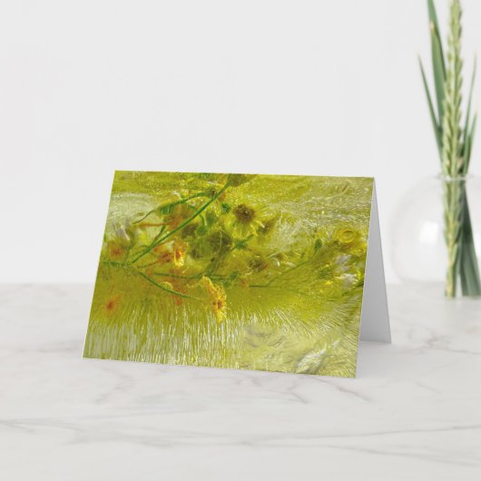 氷の花 カード (正面)