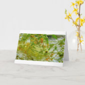 氷の花 カード (黄色い花)