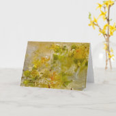 氷の花 カード (黄色い花)