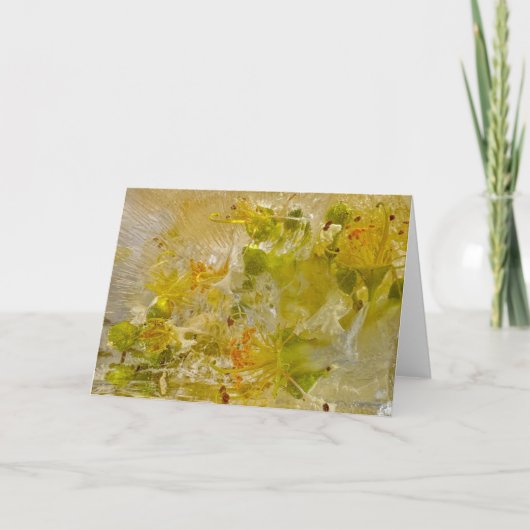 氷の花 カード (正面)