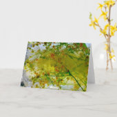 氷の花 カード (黄色い花)