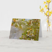氷の花 カード (黄色い花)