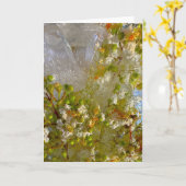 氷の花 カード (黄色い花)