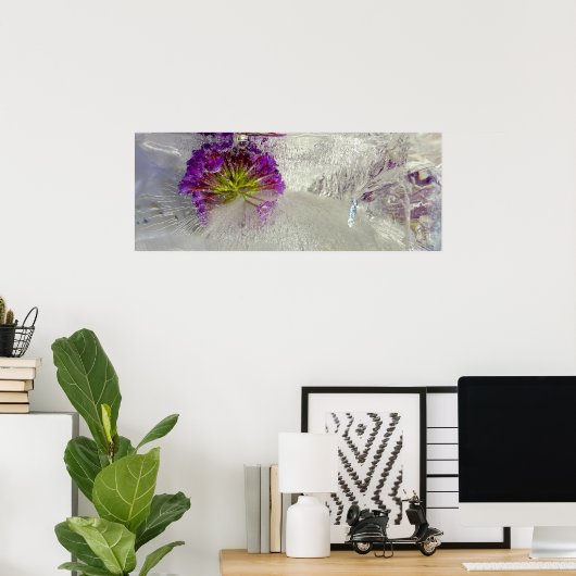 氷の花 ポスター (ホームオフィス)