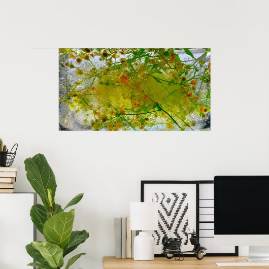 氷の花 ポスター (ホームオフィス)