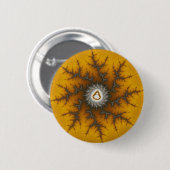 氷の薄片-フラクタル 缶バッジ (正面&裏面)