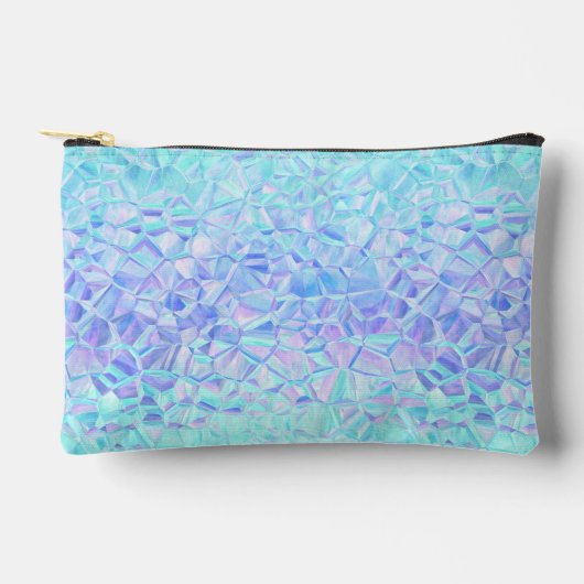 氷の虹彩色： アクセサリーポーチ (正面)
