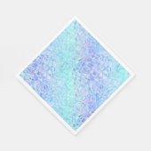 氷の虹彩色： スタンダードランチョンナプキン (角)