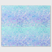 氷の虹彩色： ラッピングペーパー (フラット)
