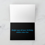 氷の誕生日にチェーンソーで彫る カード (内部)