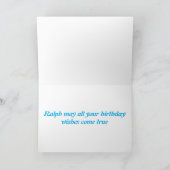 氷の誕生日にチェーンソーで彫る カード (内部)