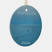 氷の道のクリスマスOrnamaent セラミックオーナメント (右)