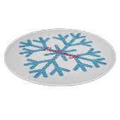 氷の青い雪片サンダー_コーブ    カッティングボード (角)