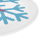 氷の青い雪片サンダー_コーブ    カッティングボード (角)