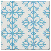 氷の青い雪片サンダー_コーブ  ファブリック (見本)