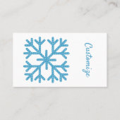 氷の青い雪片サンダー_コーブ 名刺 (裏面)