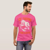 氷の魚釣りのみ強い氷生き延びのフィッシャーFis Tシャツ (正面フル)