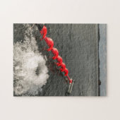 氷の魚釣り ジグソーパズル (横)