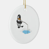 氷の魚釣り セラミックオーナメント (右)