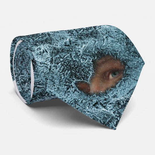氷の魚釣り ネクタイ (ロール)