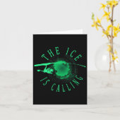 氷の魚釣り – 氷が呼び出している – 氷の漁師 カード (黄色い花)