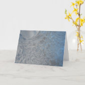 氷の カード (黄色い花)