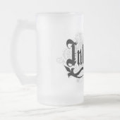 氷のColdyのマグ フロストグラスビールジョッキ (左)