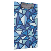 氷のCrsytal抽象的で青いパターン クリップボード (右)