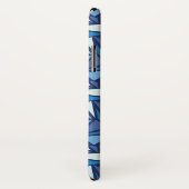 氷のCrsytal抽象的で青いパターン Case-Mate iPhoneケース (裏面/右)