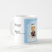 氷のQuantumのかわいこちゃんの氷、溶解のエスキモー語 コーヒーマグカップ (正面左)