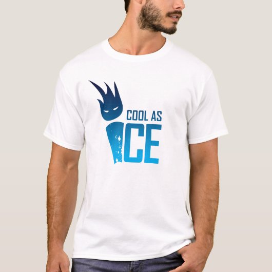 氷のTシャツとしてカッコいい Tシャツ (正面)