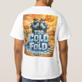 氷を折るには寒すぎる Tシャツ (裏面)