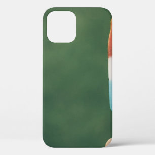 氷を持つポップ・アートの人 iPhone 12ケース